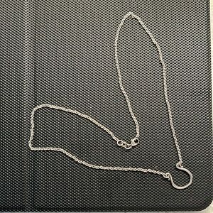 James Avery Horseshoe Charm Holder Necklace